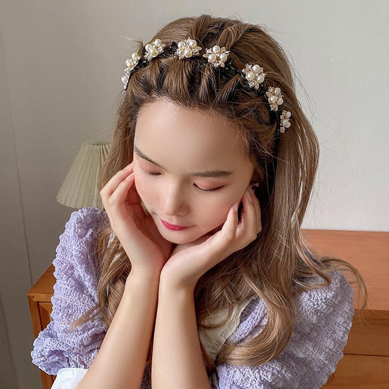 BowLift | Vintage 2 In 1 Non-Slip Braided Headband