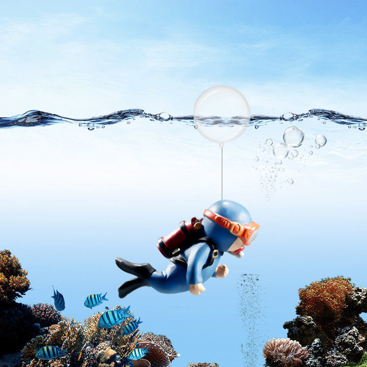 BowLift | Lovely Diver Aquarium Fish Tank Decorations