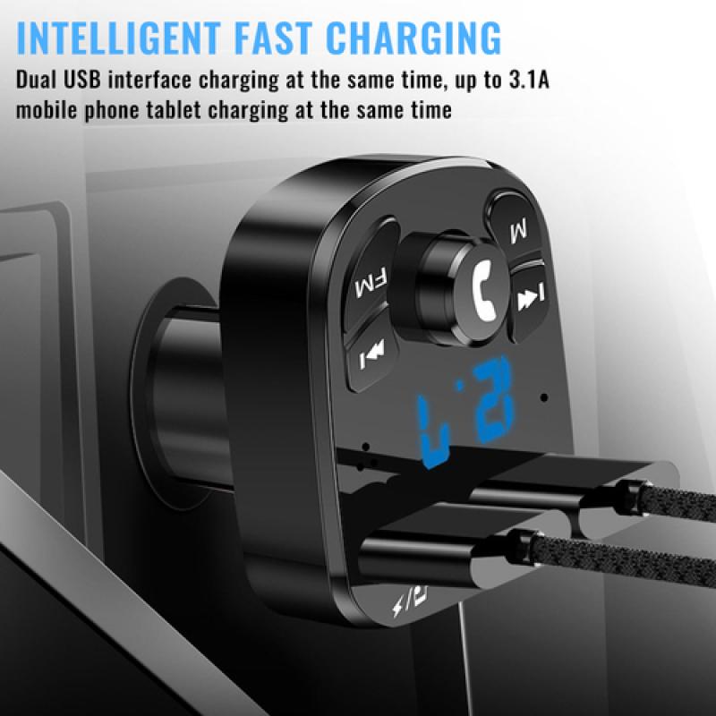 BowLift | Car Bluetooth 5.0 FM Transmitter