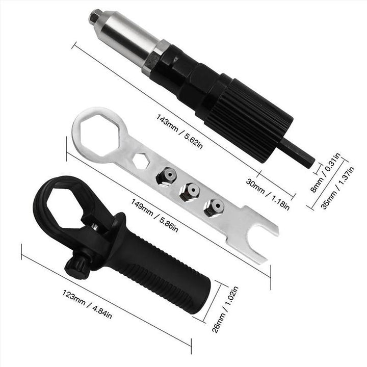 BowLift | Professional Rivet Gun Adapter Kit