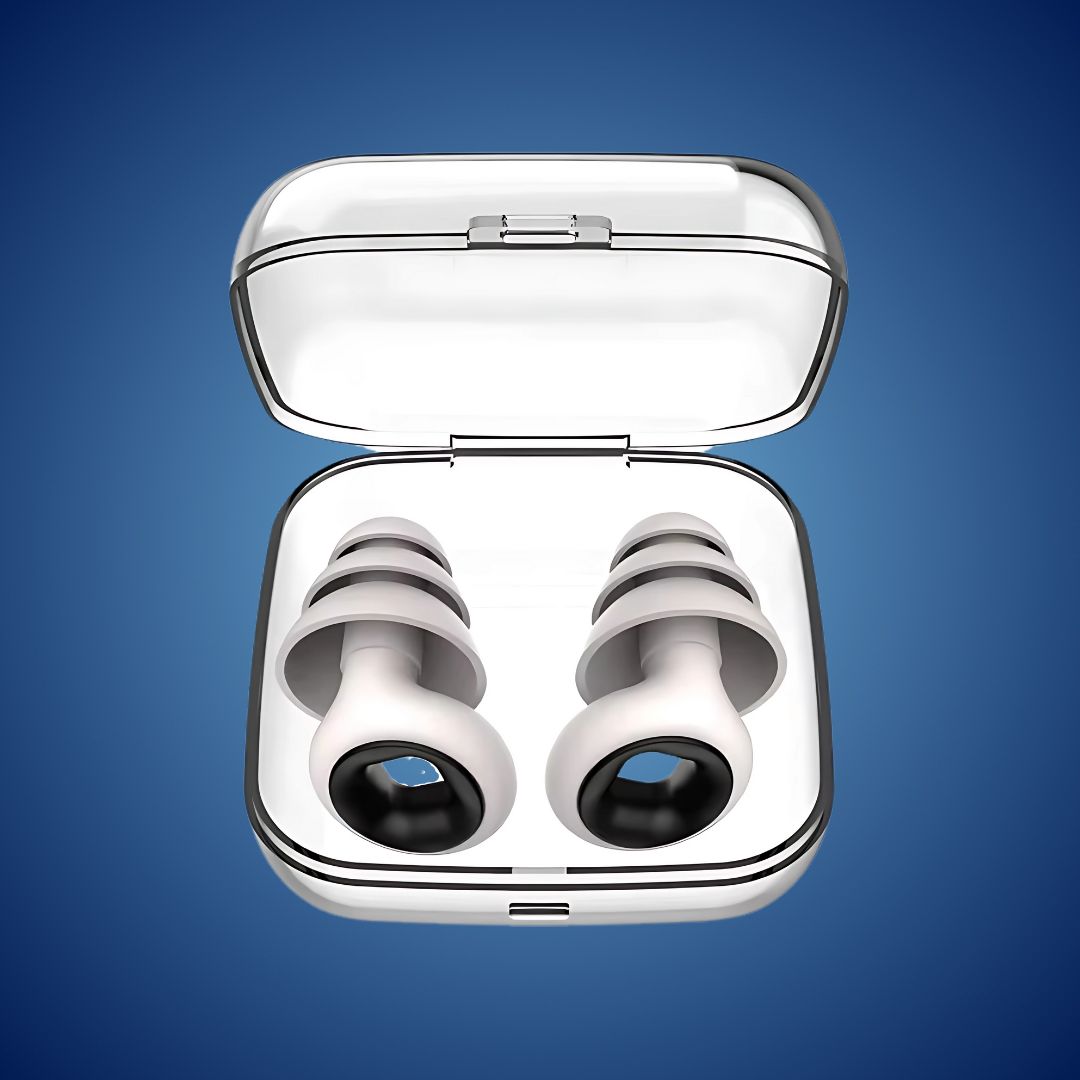 SilentGuard Sleeping Earplugs | Comfortable Noise-Reducing Earplugs - Quiet Restful Sleep Bowlift