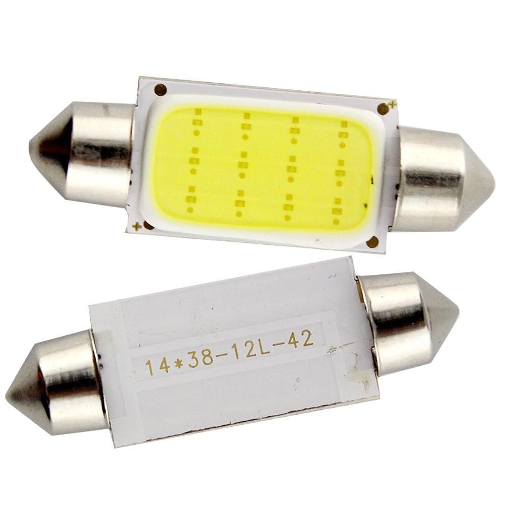 BowLift | 10pcs Car Interior Dome Lights COB 1.5W DC12V LED Bulbs Lamp Plate
