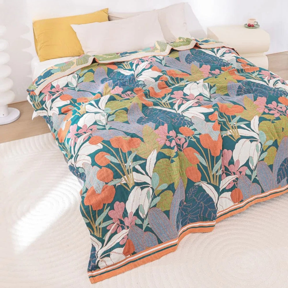BowLift | Garden-Inspired Cotton Gauze Blanket