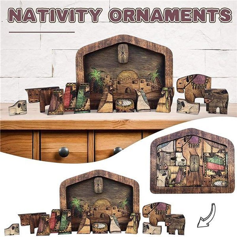 BowLift | Wooden Jesus Puzzle Set
