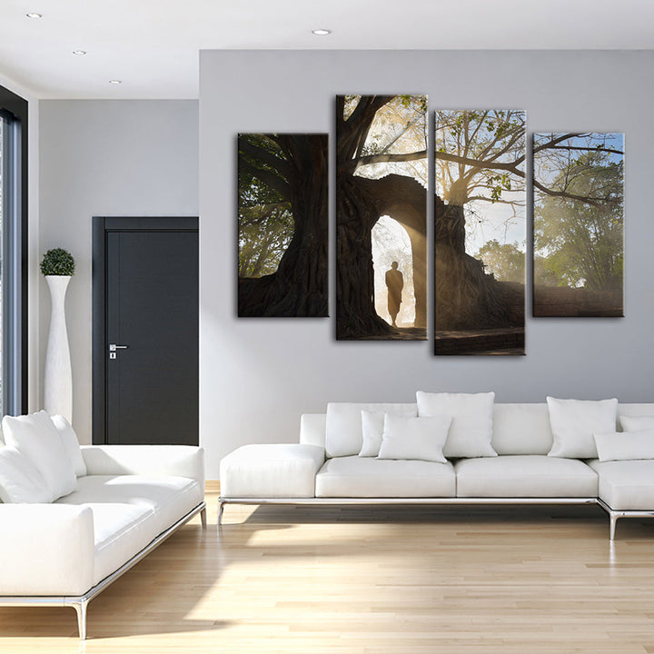 Under The Arch 4 Piece - Canvas Wall Art Painting | Bowlift