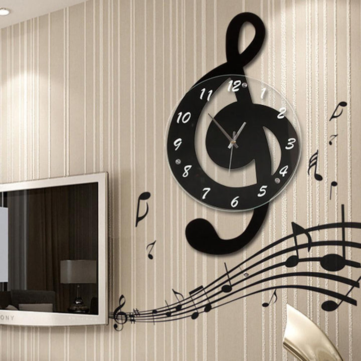 BowLift | TuneClock - G-Clef Musical Wall Timepiece