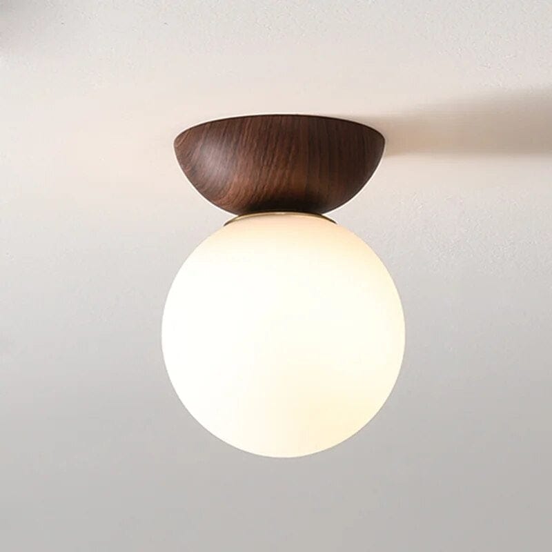 BowLift | Ceiling Light with Glass Shade for Hallway