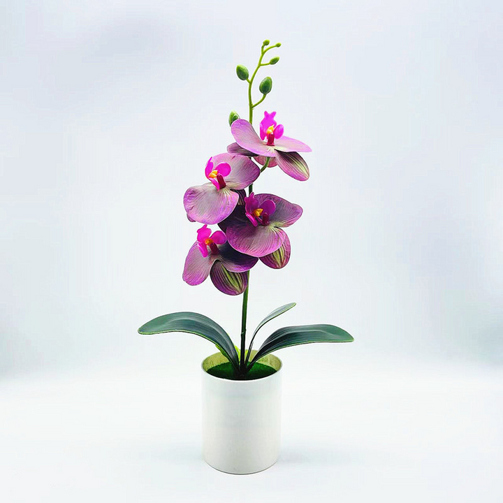 BowLift | Artificial Orchid Flower – Decorative Artificial Plant for Living Room and Table Decoration