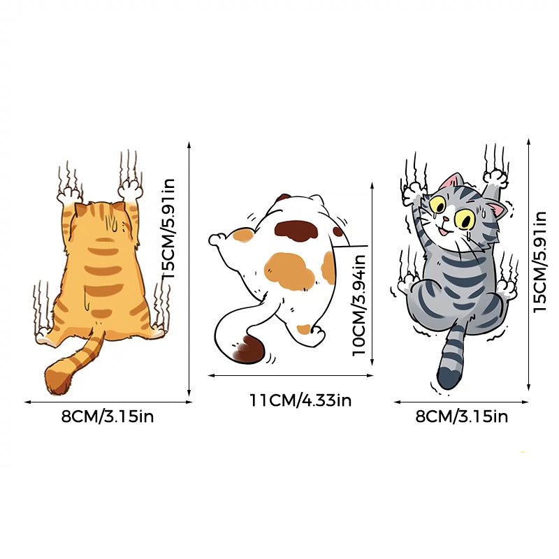 BowLift | Cute Cat Cartoon Car Sticker