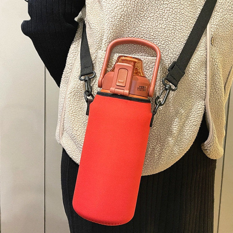BowLift | Stainless Steel Built-in Straw Camping Thermos