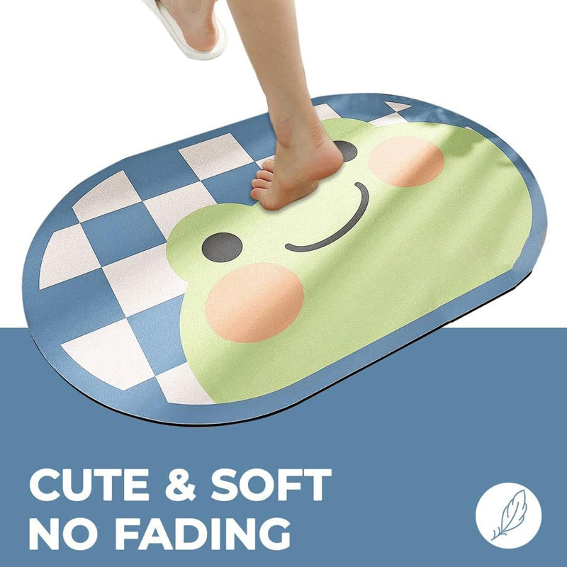 Cute Cartoon Bathroom Super Absorbent Quick Dry Mat | Bowlift