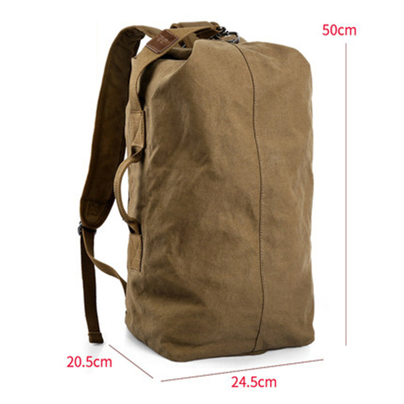 BowLift | Large Capacity Canvas Backpack, with Sturdy Material, Multiple Interior Pockets and Multi-purpose Utility, for Outdoor & Travel, Men and Women