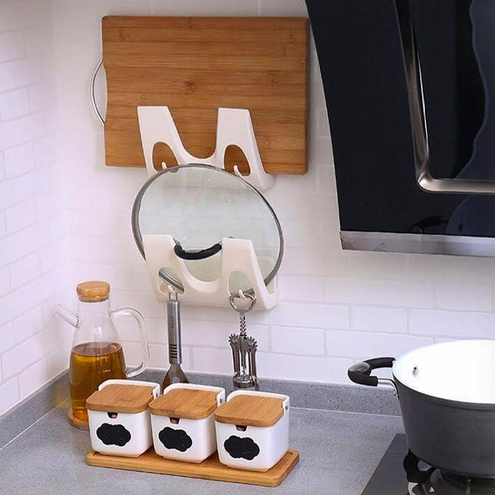 Double Hook Pot Cover Rack | Bowlift