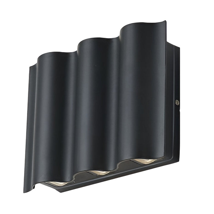 BowLift | LED Wall Light Outdoor Modern Black Sconce