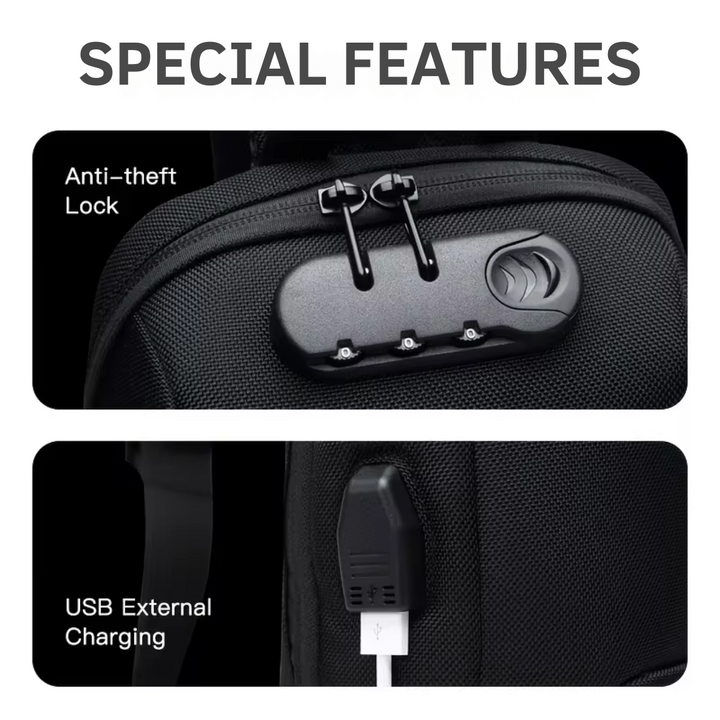BowLift | Anti-Theft Crossbody Bag with USB Charging – Secure, Stylish, and Functional