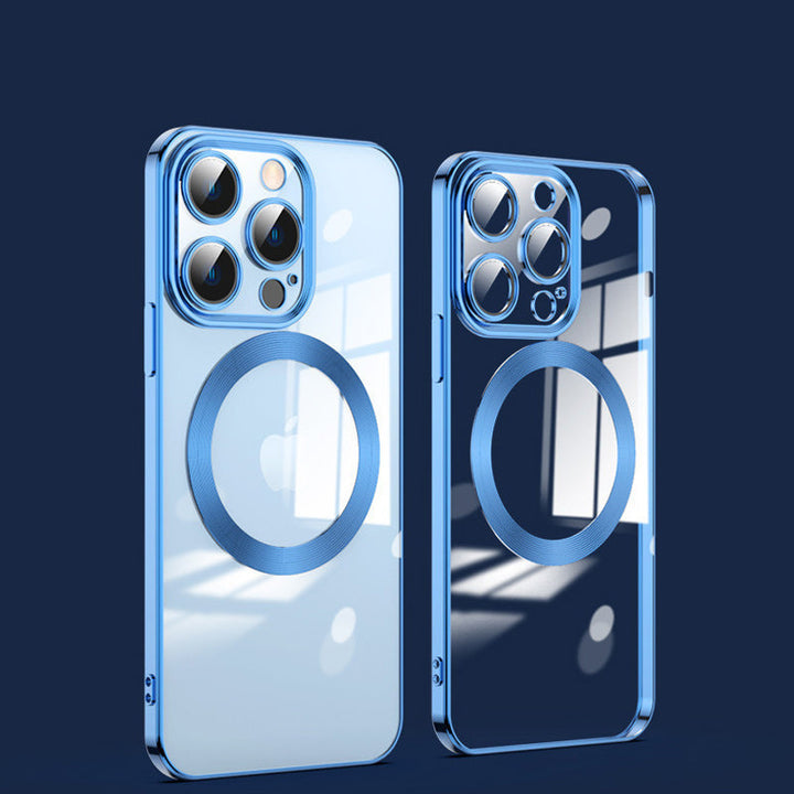 BowLift | Electroplating Wireless Magnetic Charging All-Inclusive Lens Case for iPhone