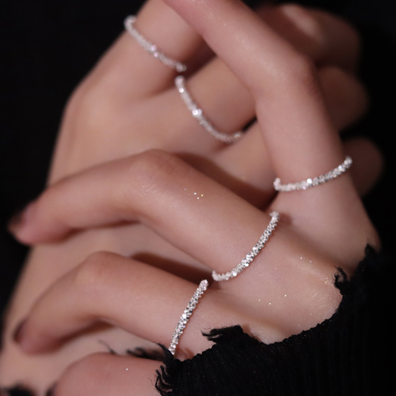 BowLift | Simple thin glitter ring