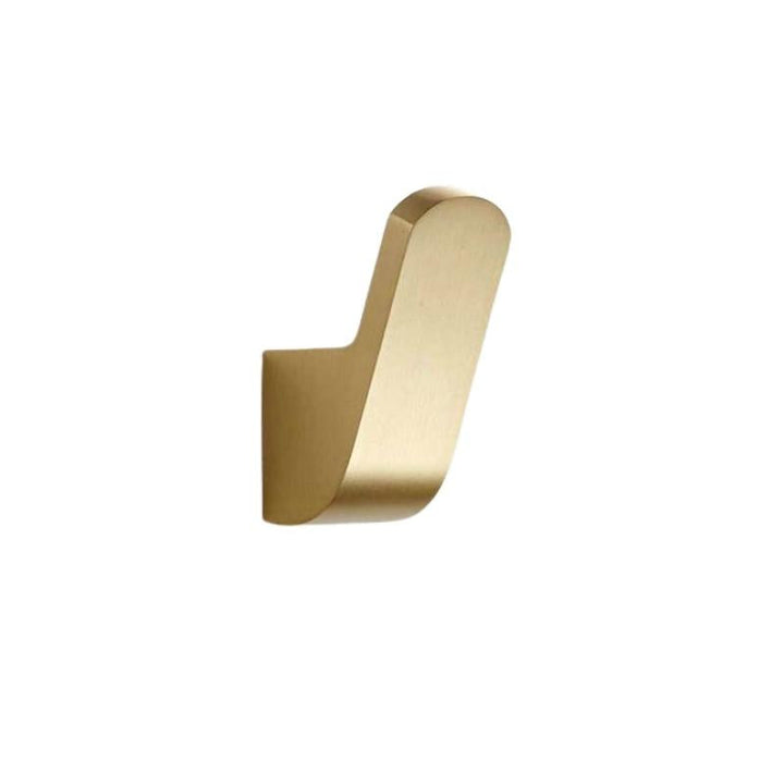 Golden Brass Wall Hook for Robes and Coats