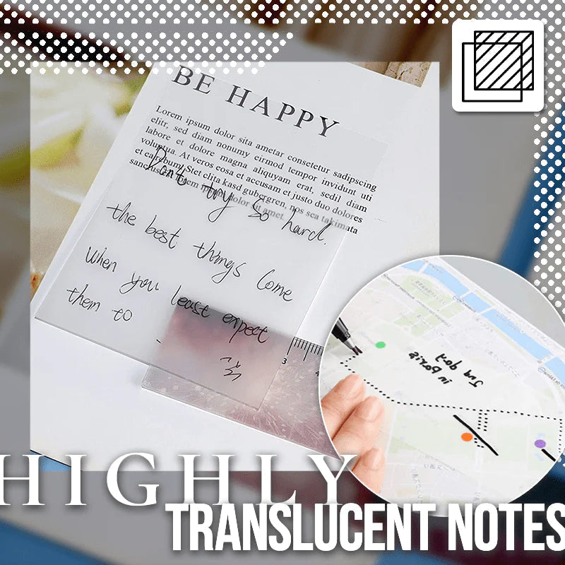 BowLift | Multibey Transparent Sticky Notes