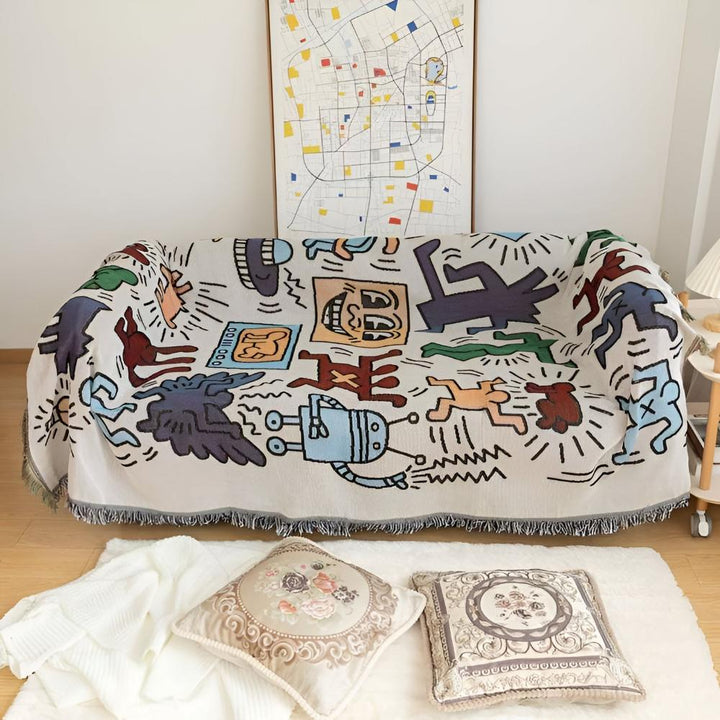 BowLift | Bold Expressions Tassel Blanket
