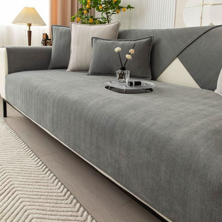 Non-Slip Stretch Sofa Cover for Everyday Couch Protection