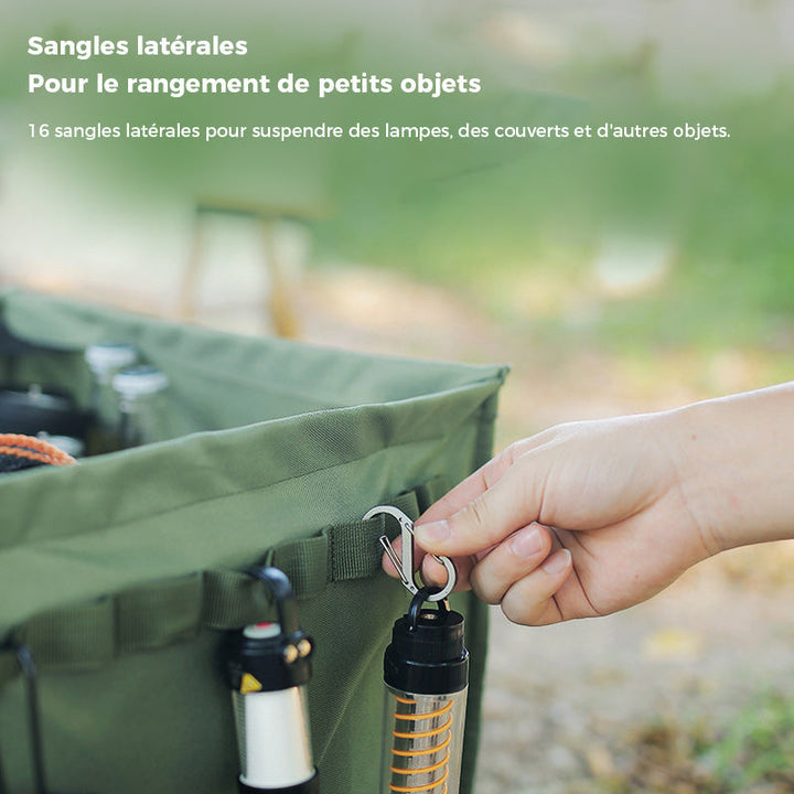 Foldable multifunctional trash can for outdoor use | Bowlift