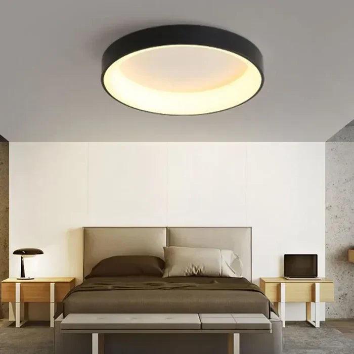 BowLift | Scandinavian Round LED Ceiling Lamps - NordicGlow