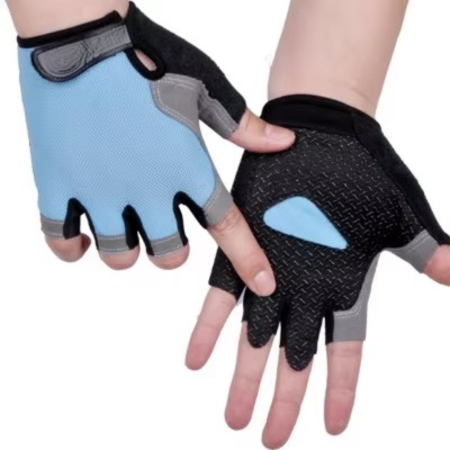 BowLift | Breathable Anti Slip Shock Absorbing Half Finger Cycling Gloves