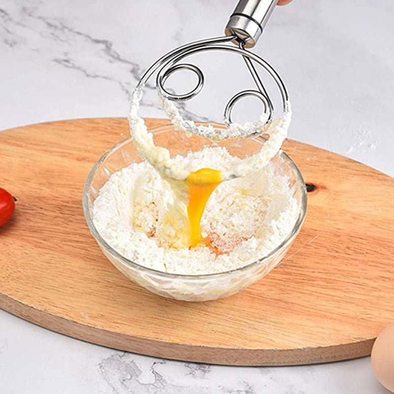 Stainless Steel Magic Dough Whisk Bread Whisk | Bowlift