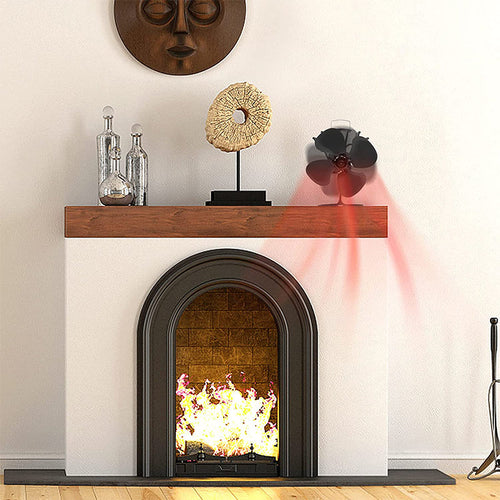BowLift | 4 Blades Heat Powered Stove Fan