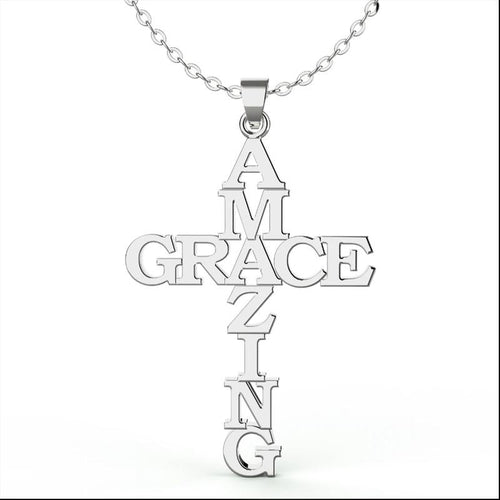 BowLift | Amazing Grace Cross Necklace