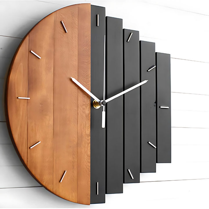 BowLift | ClarityTime | Silent Wall Clock with Timeless Minimalist Design for Elegant Interiors
