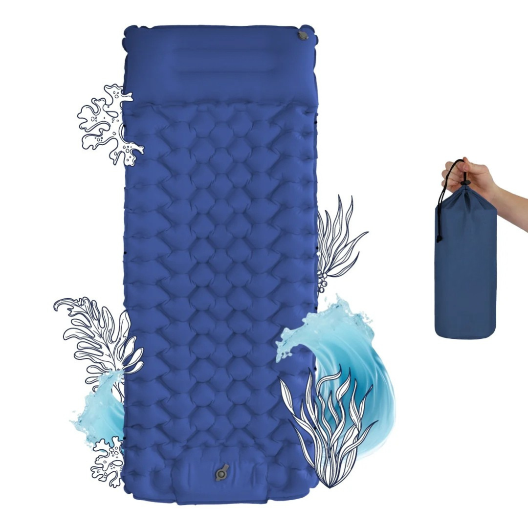BowLift | AirLite Self-Inflating Sleeping Mat – Lightweight, Compact & 10 cm Thick Comfort