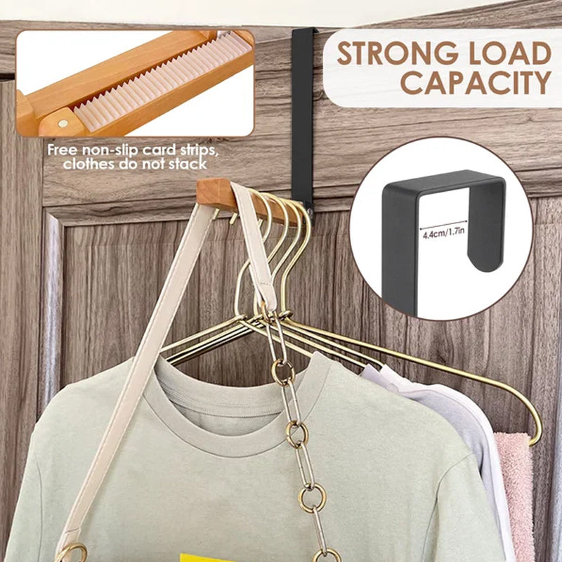 BowLift | Foldable Wood Over The Door Hooks