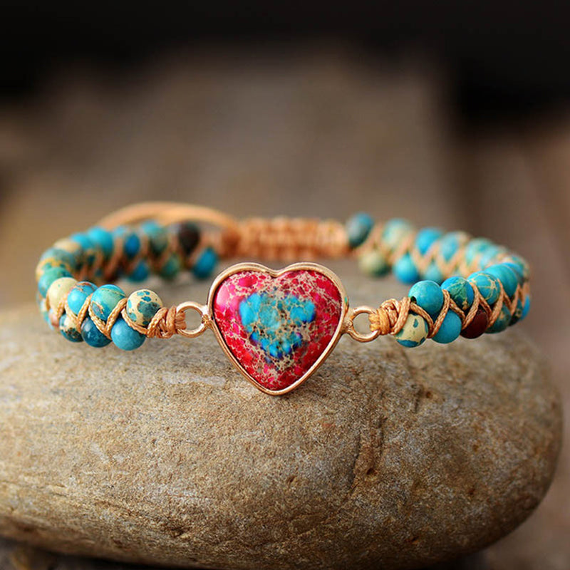 BowLift | Passionate Heart-Jasper Bracelet