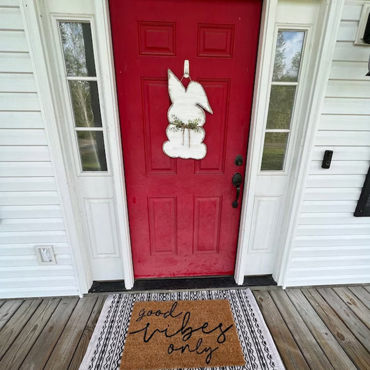 Easter Bunny Wooden Door Hanging Decor | Bowlift