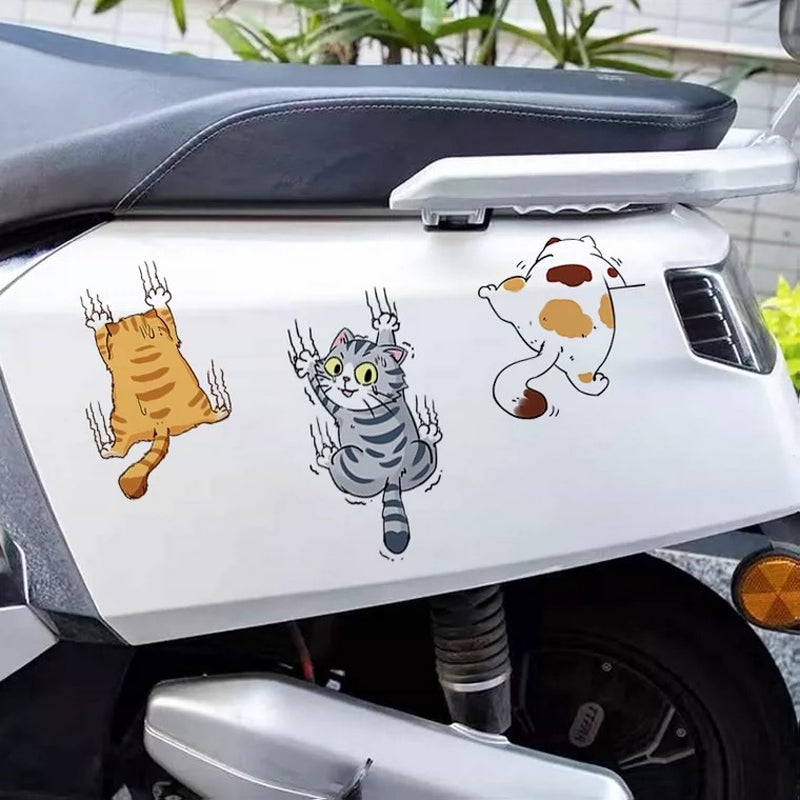 BowLift | Cute Cat Cartoon Car Sticker