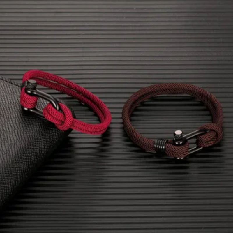 BowLift | U-shaped Buckle Nylon Braided Bracelet