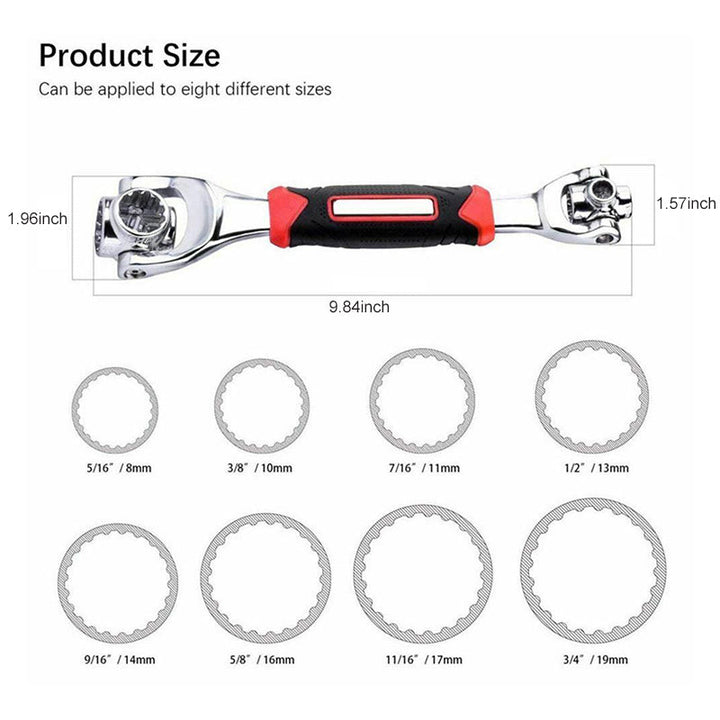 BowLift | 52 in 1 Universal Socket Spanner Wrench