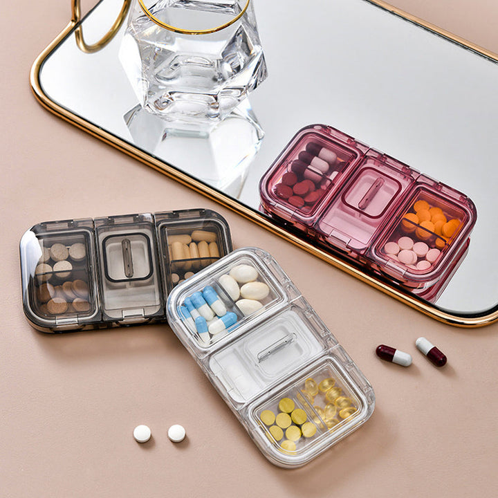 Rectangle Pill Case Organizer Container | Bowlift