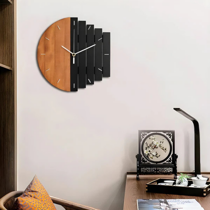 BowLift | Large Wooden Clock for Interiors