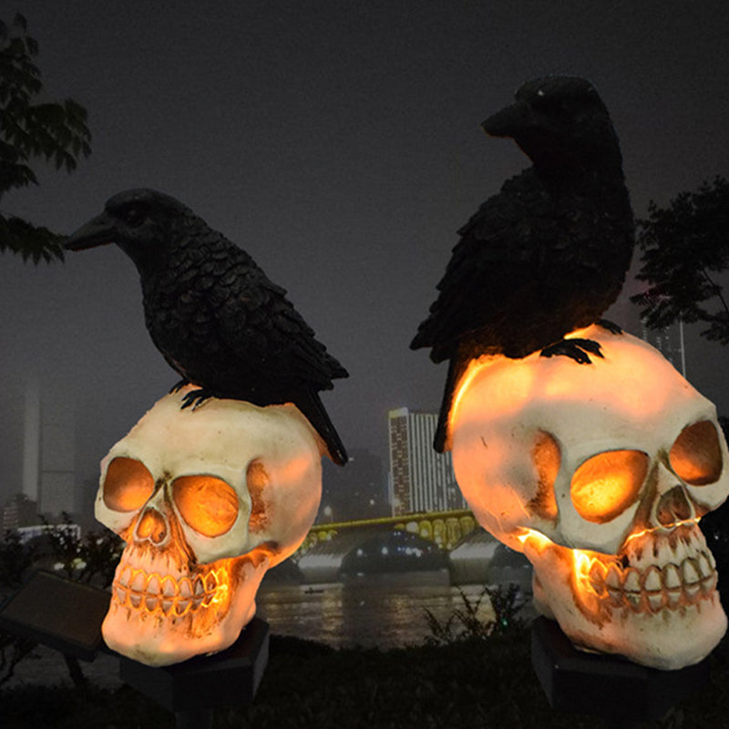 BowLift | Halloween Solar Skull Crow Decorative Lights