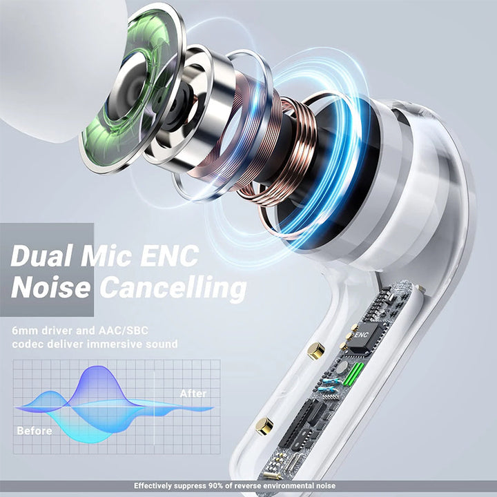 BowLift | Bluetooth Headphones with ENC Noise Canceling