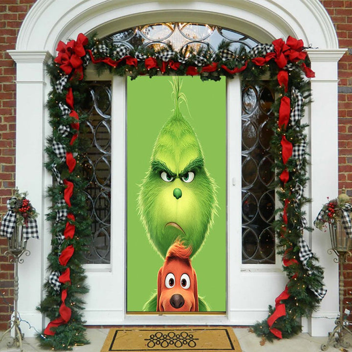 BowLift | Nightmare Before Christmas Outdoor Decorations Props Christmas Elves Door Cover