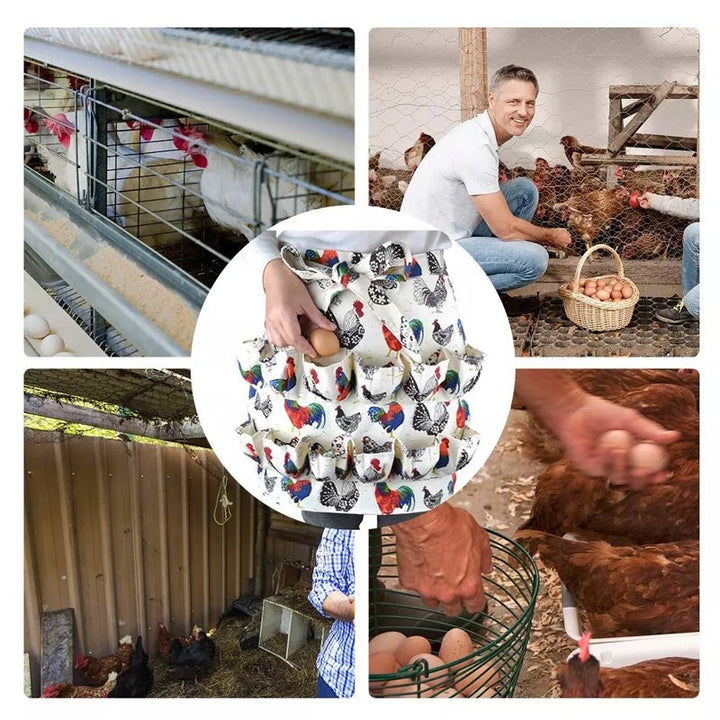 Multi-Pocket Eggs Harvest Working Aprons | Bowlift