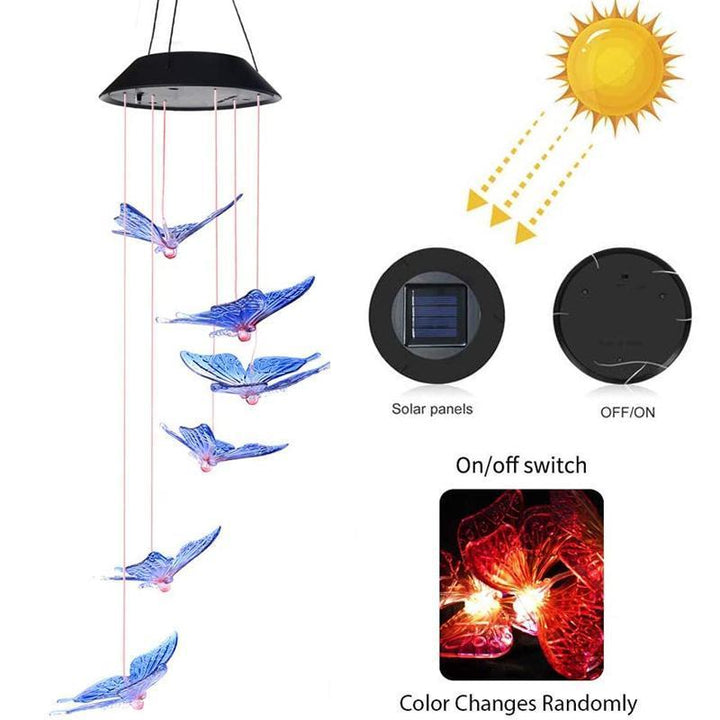 BowLift | Solar-powered butterfly lights