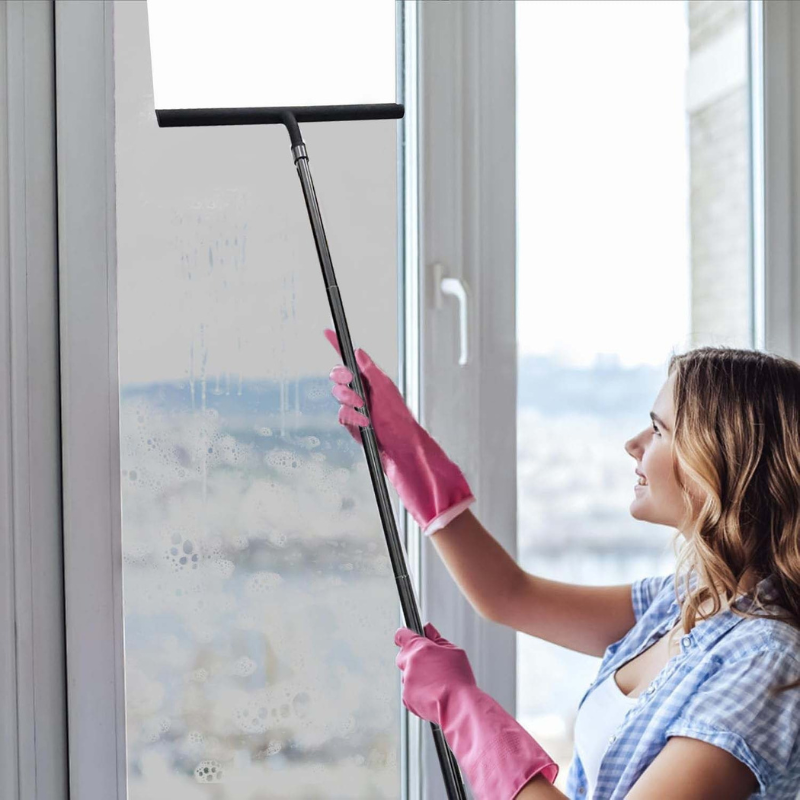 BowLift | SaniLuxe Telescopic Shower Squeegee – Comfortable & Efficient Bathroom Cleaning Tool