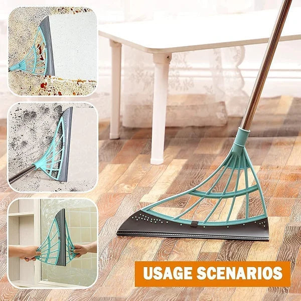BowLift | Squeeze Silicone Broom Sweeping Water and Pet Hair