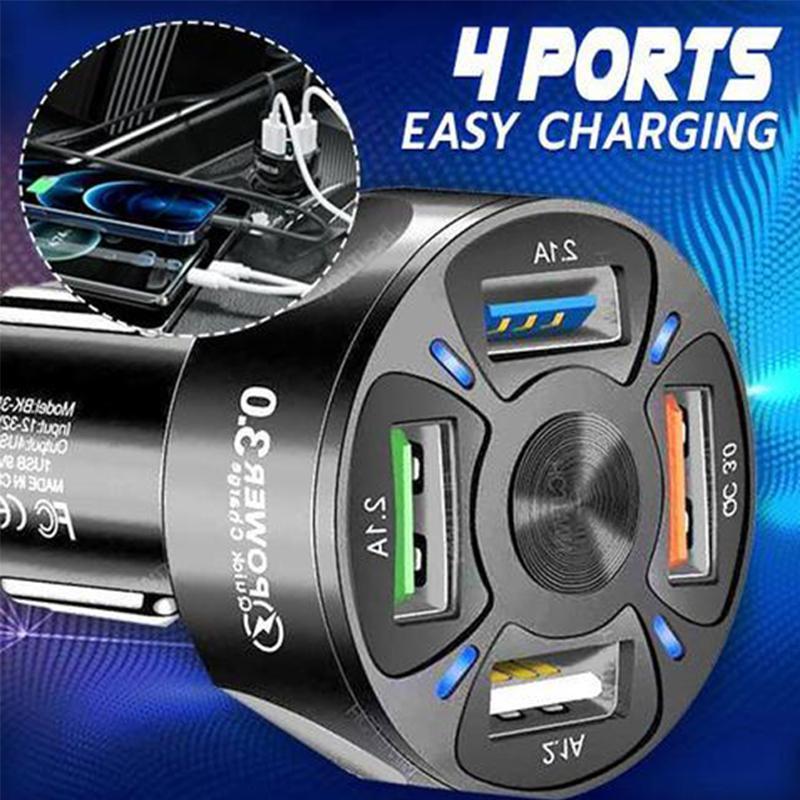 BowLift | 4-IN-1 Fast Charging Port for Car