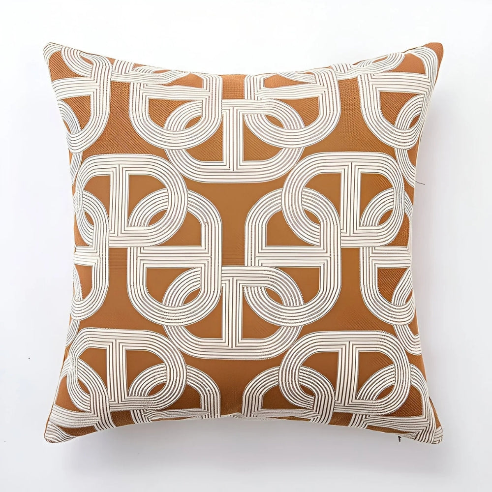 BowLift | Modern Interlock Pattern Cushion Cover